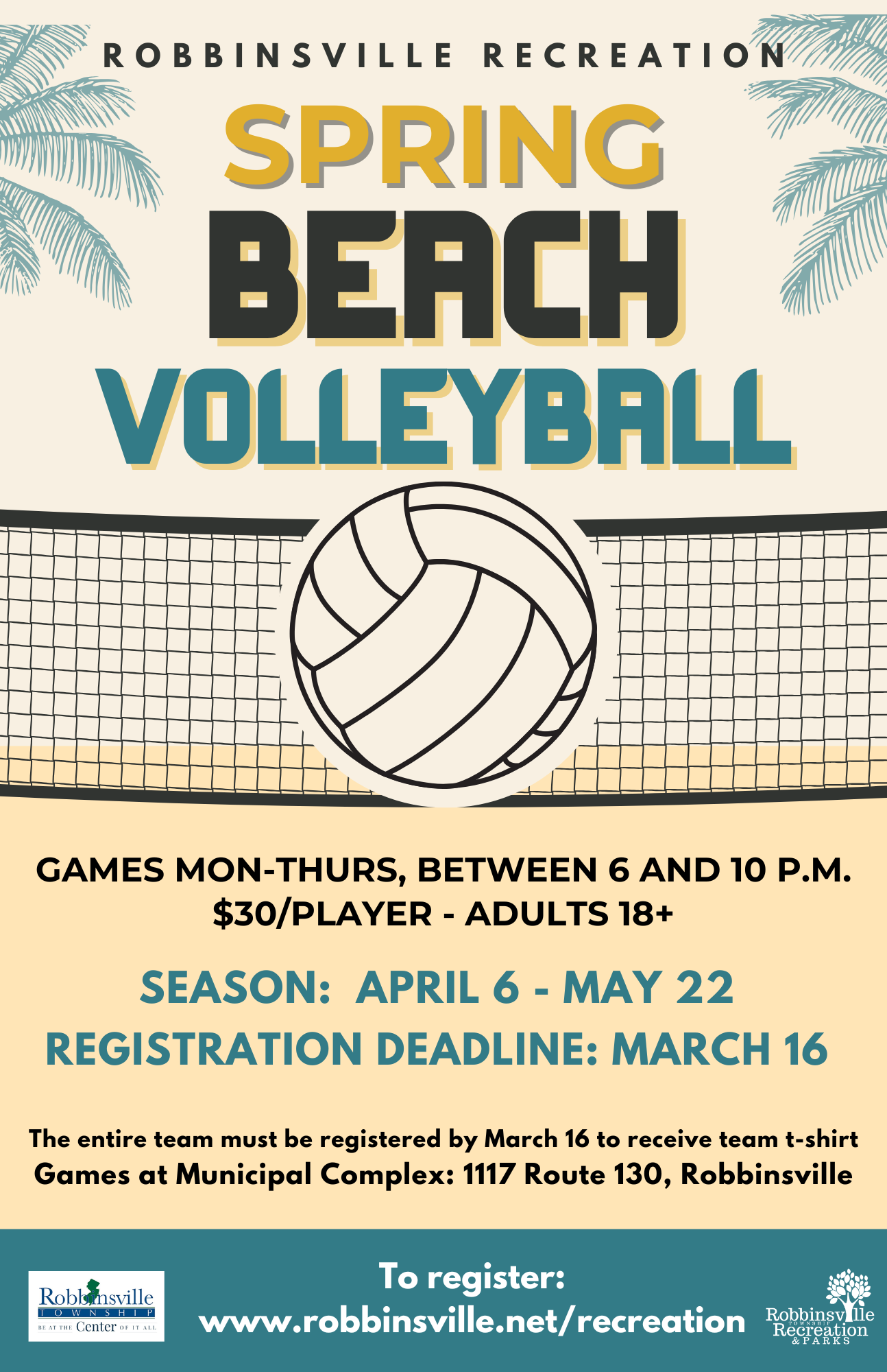 2026 Adult Spring Beach Volleyball